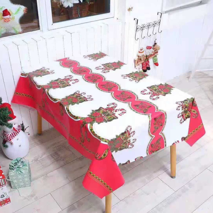 Tablecloth Christmas Pattern Manufacturers Direct Sales Of Non-Woven Tablecloth