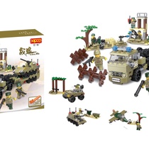 XP91018A Wolf Warrior Commando children boys and girls puzzle building blocks suitable for 6 years old + a variety of styles variety of physical objects subject to the main picture