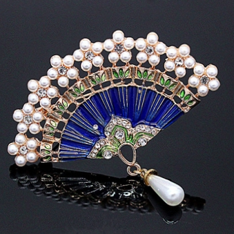 Poly Rise jewelry fashion pearl color brooch corsage pin