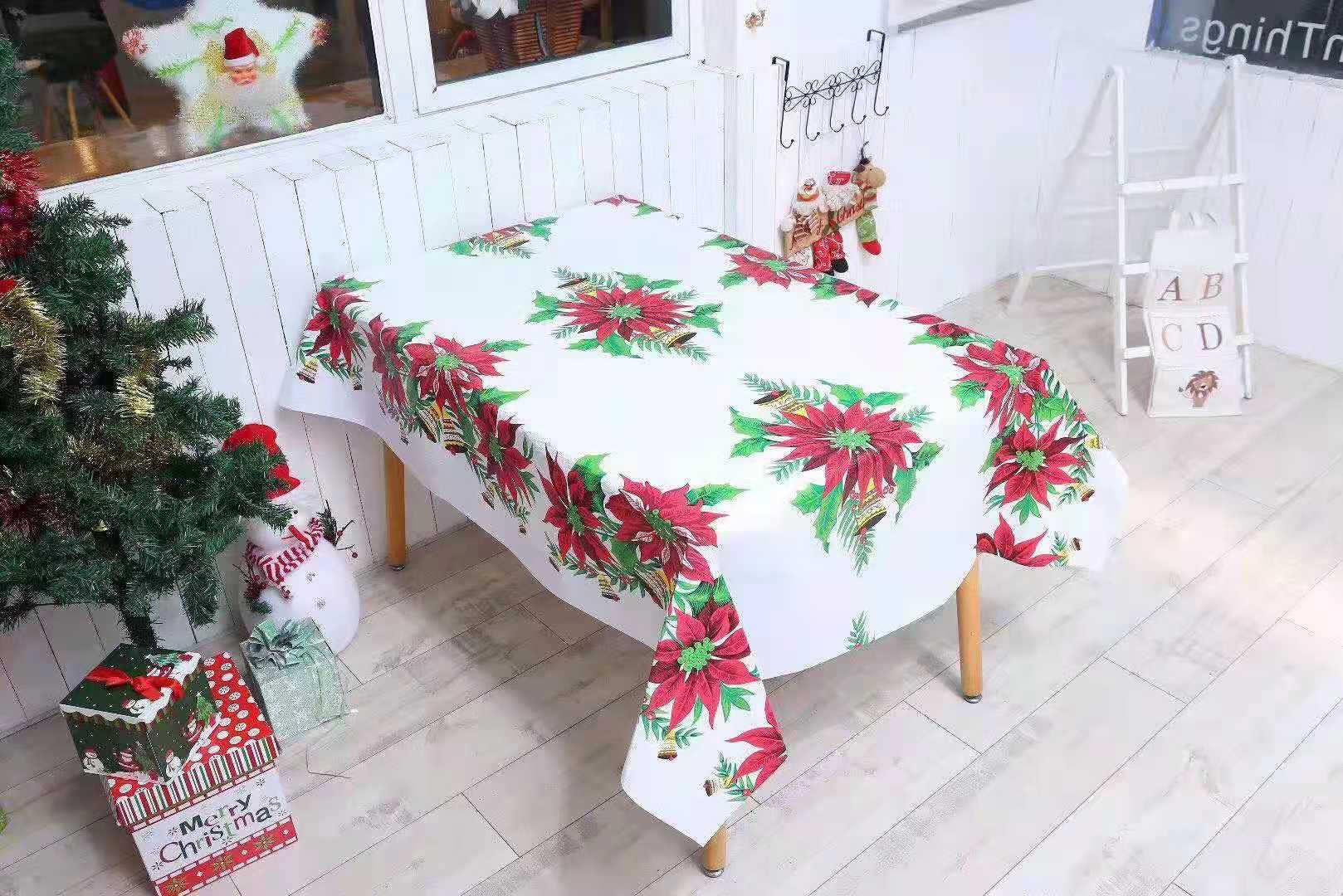 The Size Of The Christmas Flower Is 137 × 183㎝ Specification drawing