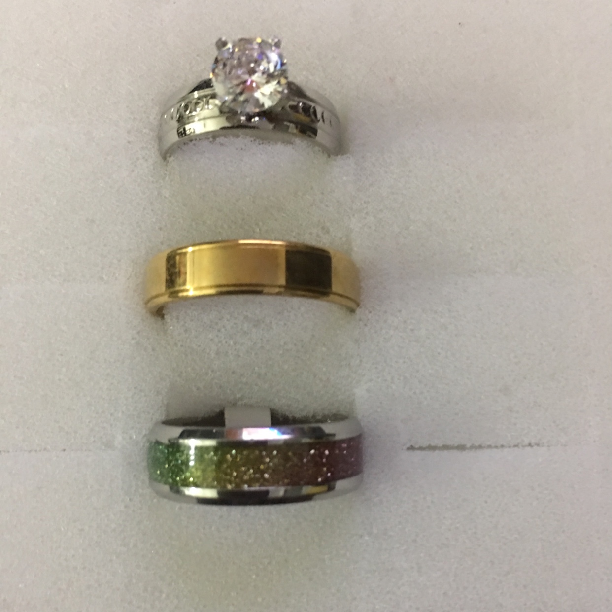 Three unique design style charm fashion trend casual personality full of series product portfolio matching skills