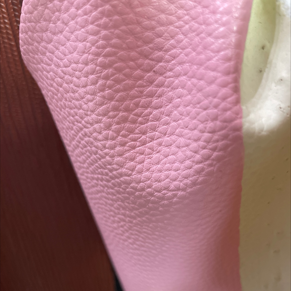 pu lychee grain leather fabric bag belt accessories pink pu021 Item Picture