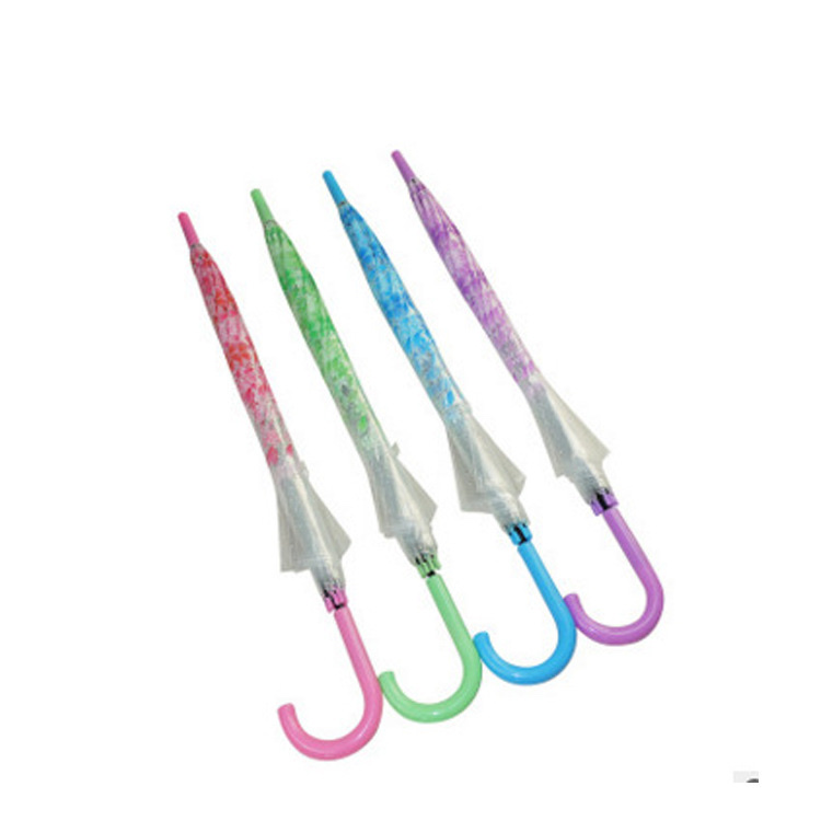 樱花透明折叠伞产品图