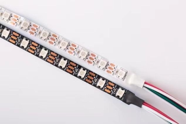 WS2812全彩幻彩LED防水DC5V灯带5050贴片内置IC可编程 5米/卷详情1