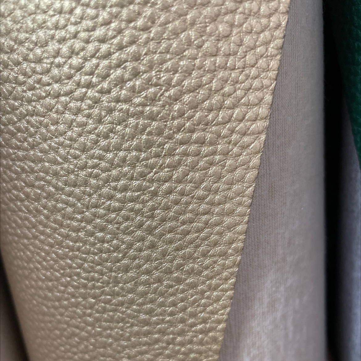 pu lychee grain leather fabric bag belt accessory gold pu019 Specification image