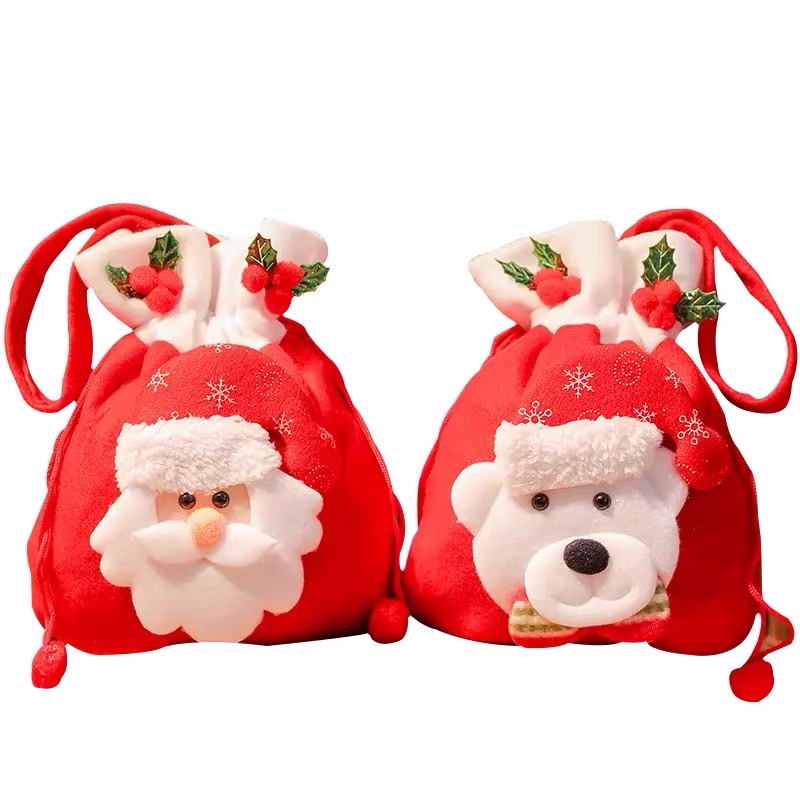 圣诞节小礼品圣诞礼物袋男女生儿童送老师平安夜苹果包装糖果袋产品图