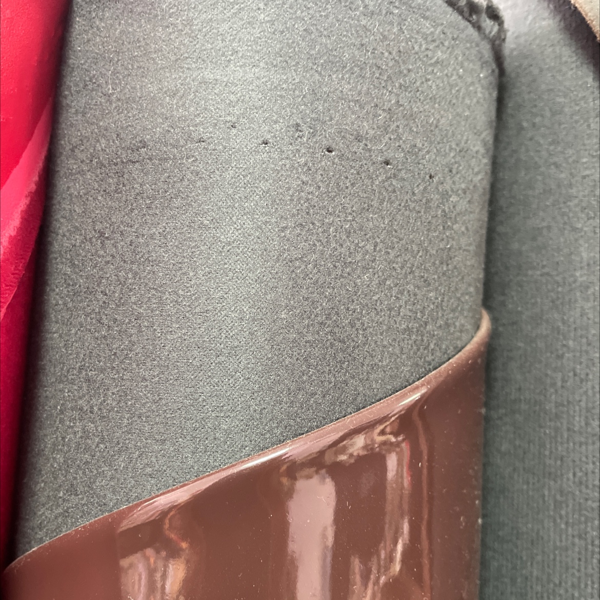 pu mirror leather fabric bags, belts, accessories, coffee-colored pu004 details Picture