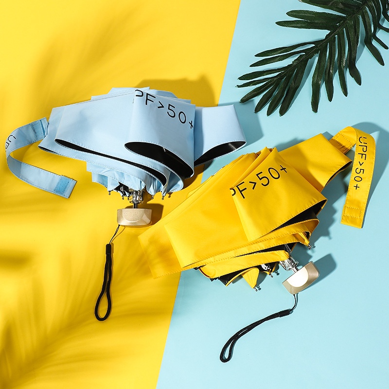 扁五折五折防嗮伞