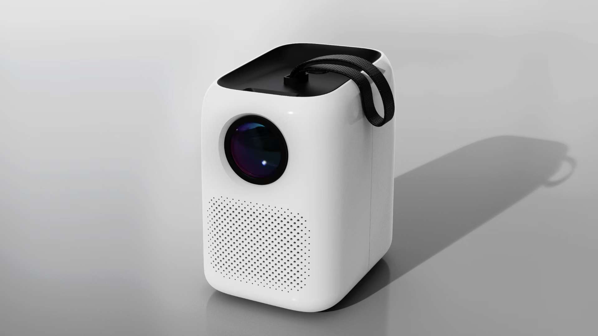2022 new Ultra HD 4K smart projector Home office 1080P bedroom bed home theater students small TV wall projection can connect to WiFi Huawei Xiaomi 3D holographic projector details Picture