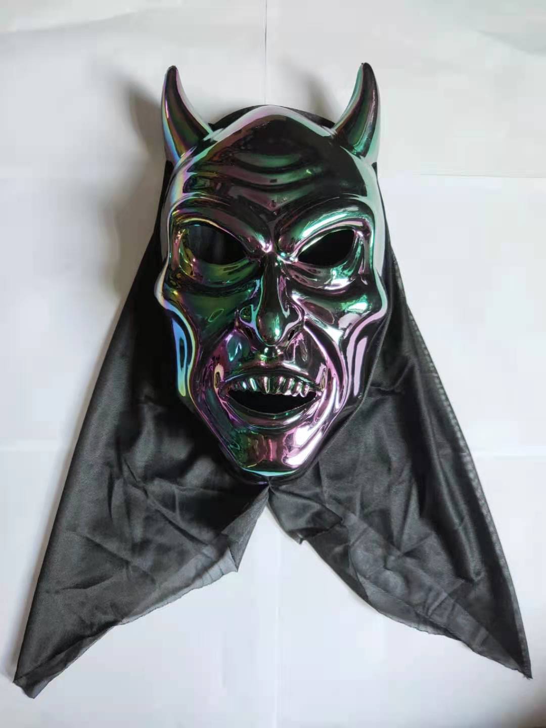 电镀加布面具细节图