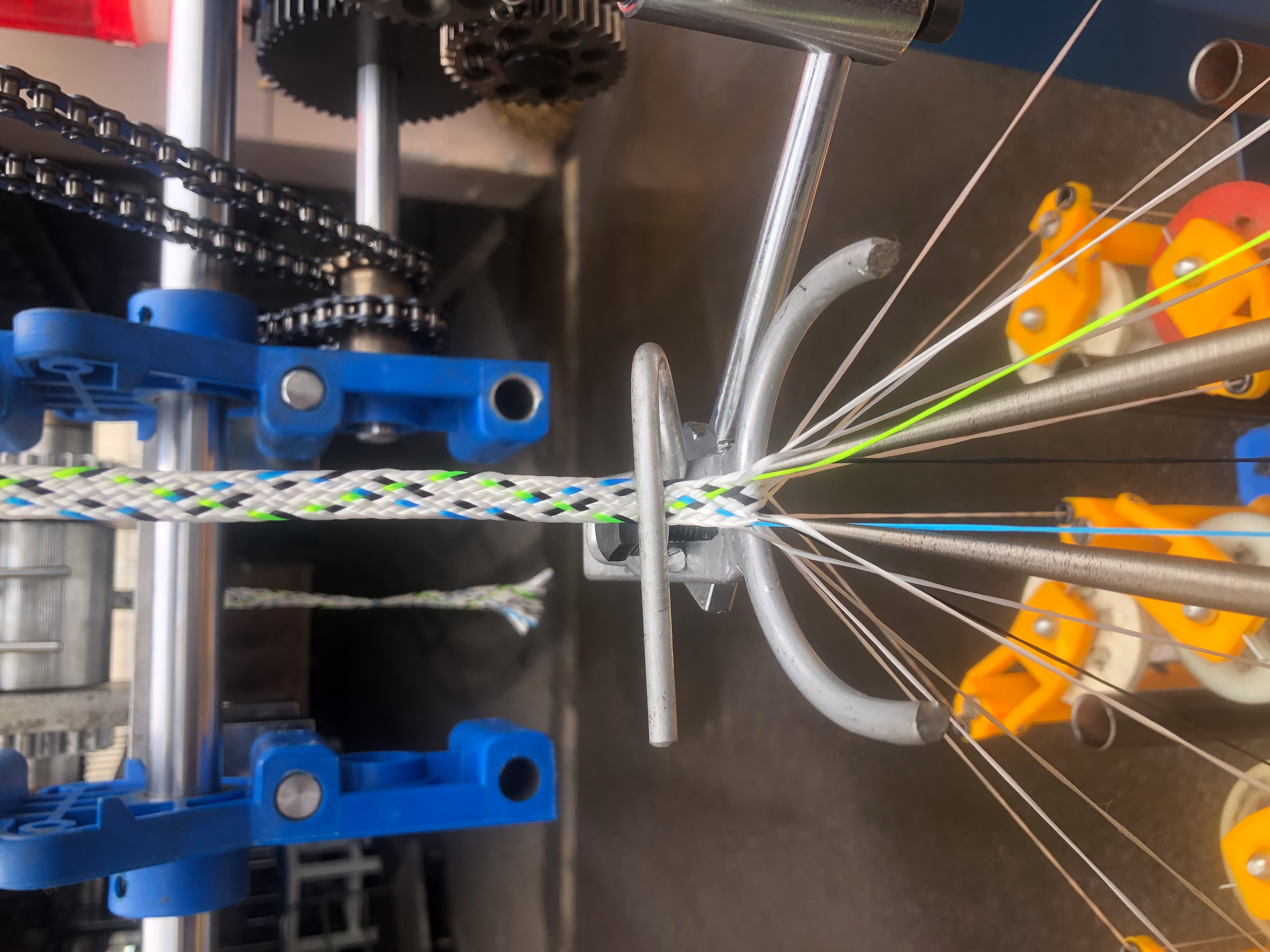 厂家供应XD130-17-2绳带编织机圆绳编织机 高速编织机规格可定制详情图1