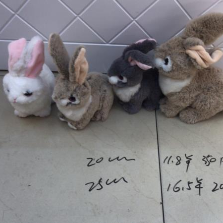 A super cute crawling rabbit toy with simulated rabbit fur, sold directly by the manufacturer