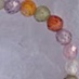 Korean bracelet garnet tourmaline moonstone bracelet charm peach blossom strawberry crystal bracelet jewelry female