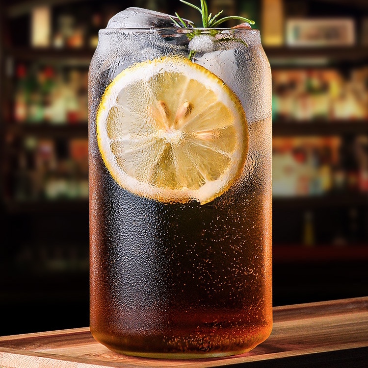 Creative design for the 7820 cola cup, high borosilicate glass cup, water cup and beverage cup on the 3rd floor of District D, Phase I of Fuyuan Glass International Trade City