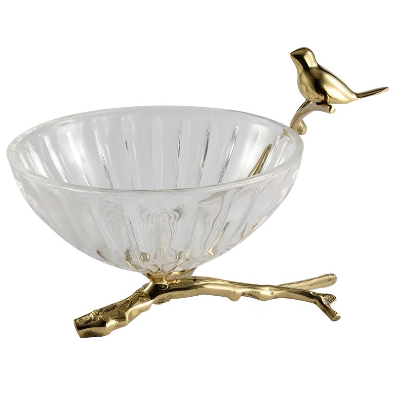 Fruit plate, candy plate, glass bowl, decorative gifts, daily use, 7820, 3rd Floor, Zone D, Phase I of Fuyuan Glass International Trade City