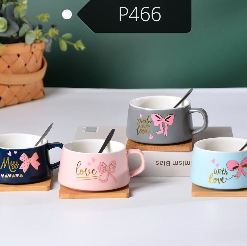 Korean and Japanese ceramic internet-famous cups, macaron gift cups, internet-famous breakfast cups, P4667978 water cups, ceramic cups, breakfast cups, home and office internet-famous styles