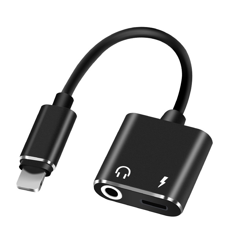 The phone adapter is suitable for Apple 3.5 audio adapter Lightning to 3.5mm earphone adapter line thumbnail
