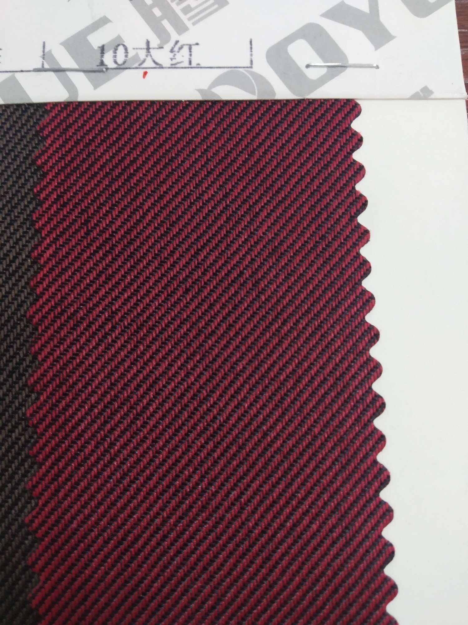 TY-- 006 Two-tone small twill 10# bright red Application Scenario