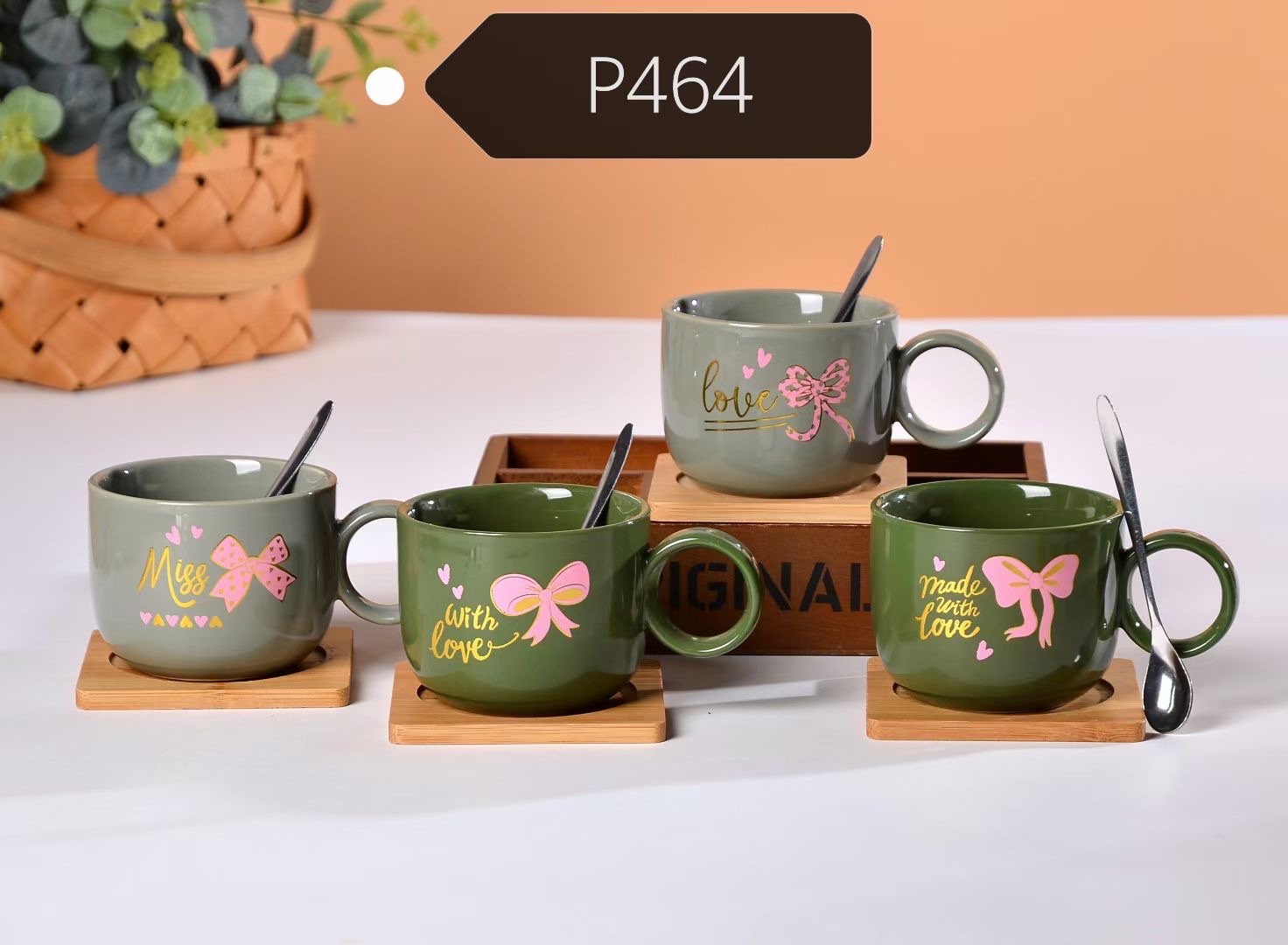 P4647978 water cup, ceramic cup, breakfast cup, popular household bestseller detail image 1