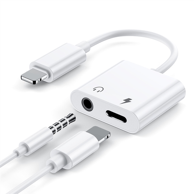 Applicable Apple adapter cable Apple to 3.5mm audio converter Apple earphone converter head live call thumbnail