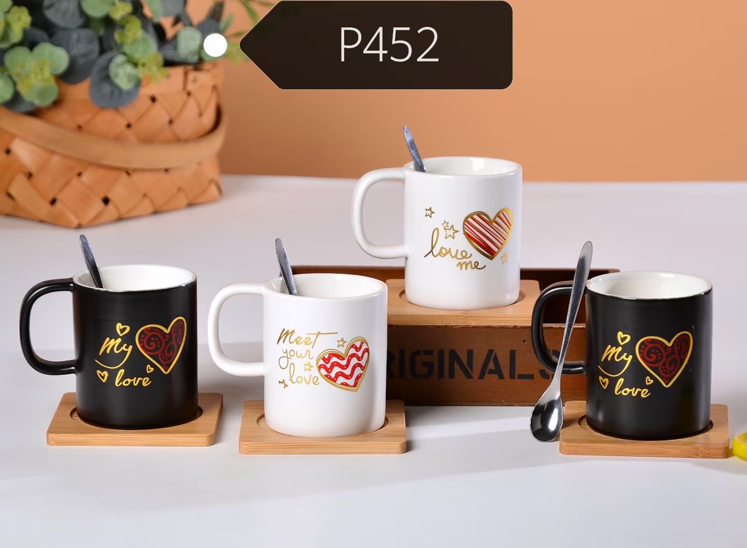 The P4527978 ceramic cup, water cup and breakfast cup of the popular 