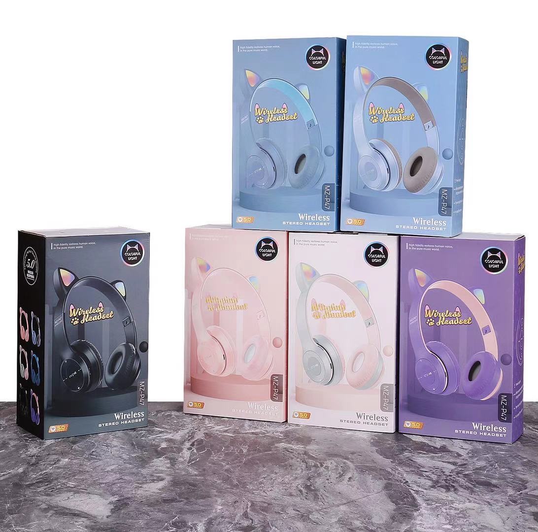 MZ-P47 headwearing auriculares bluetooth para gatos auriculares bluetooth detail image 8