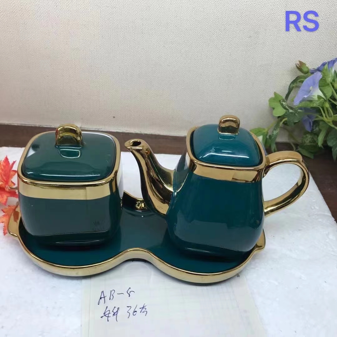 方圆陶瓷油壶调味罐套装FJSJYEB68589