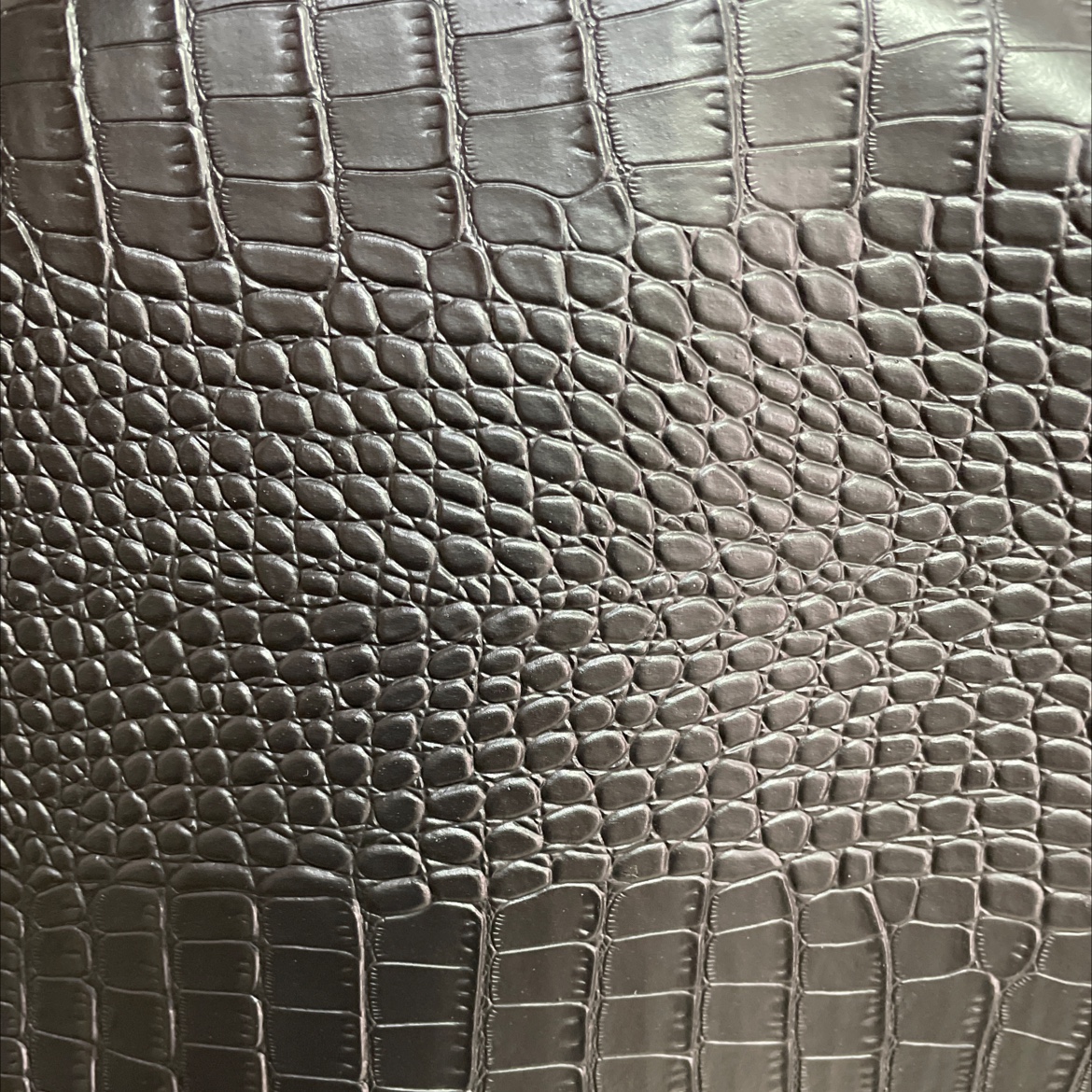 Crocodile pattern leather fabric bags, sofas, shoe materials, belts, accessories, black EY001