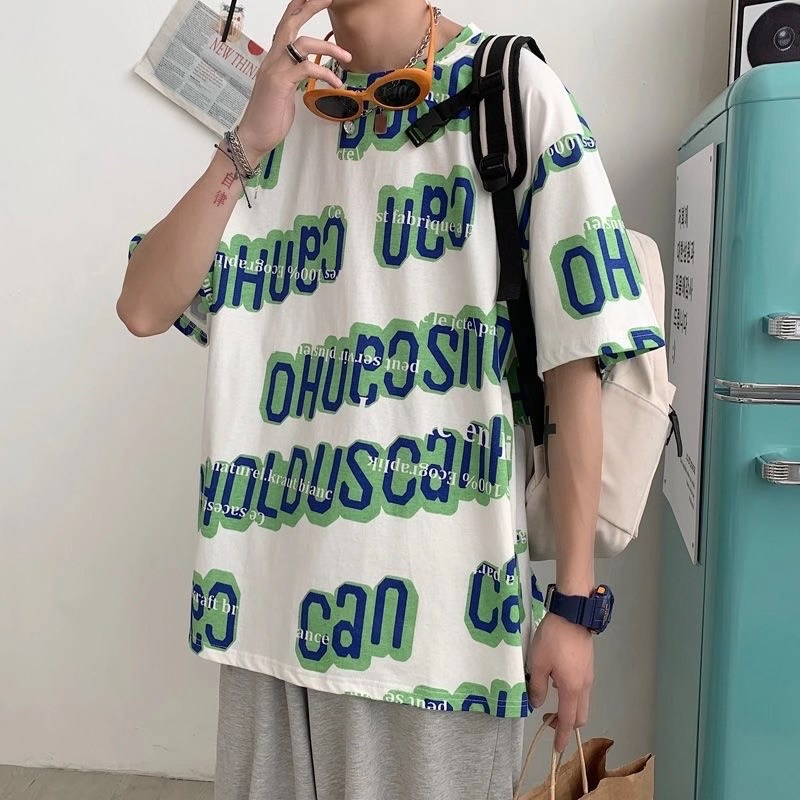 Internet Red Super Hot Half Sleeve Korean Version Loose T-Shirt undefined