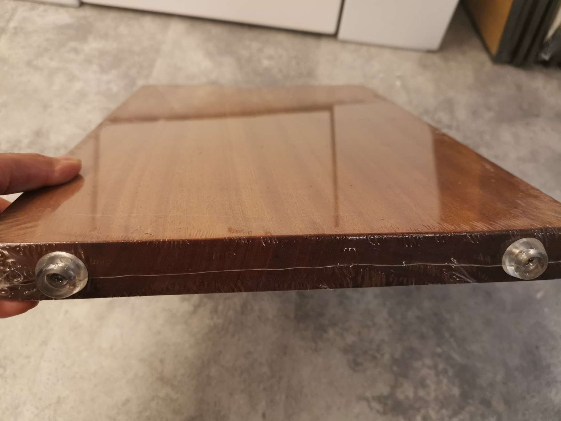 Solid wood Wutang wood cutting board, 3 cm thick large cutting board detail image 3