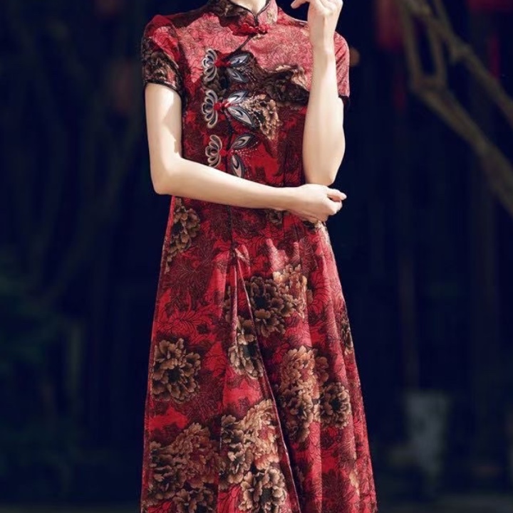 Lossen international fashion pioneer growth brand original design classic durable fashion new women's flowers the latest dress