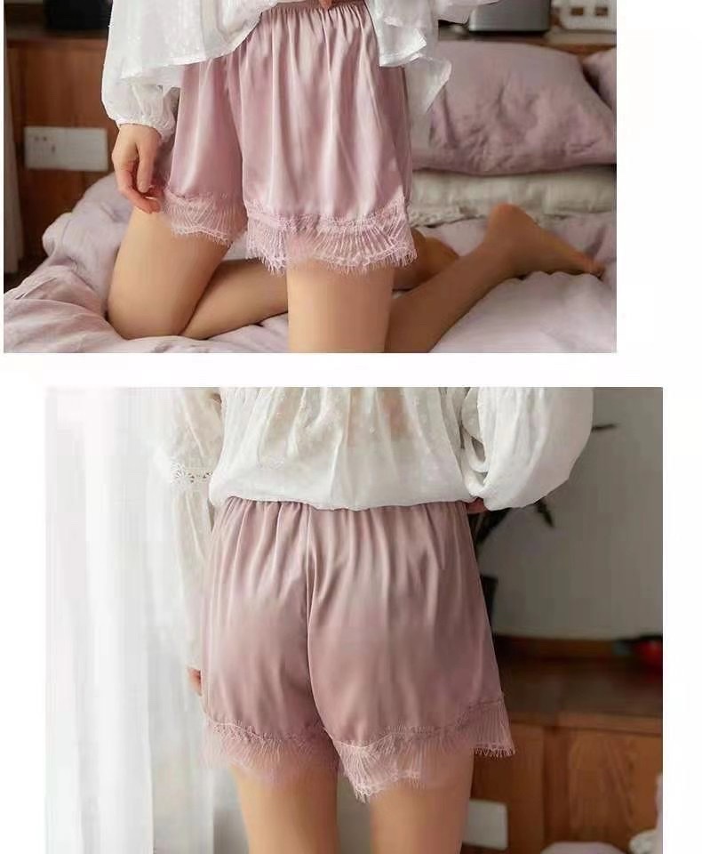 Satin Safety Pants
Color: Black White Pink Grey Specification drawing