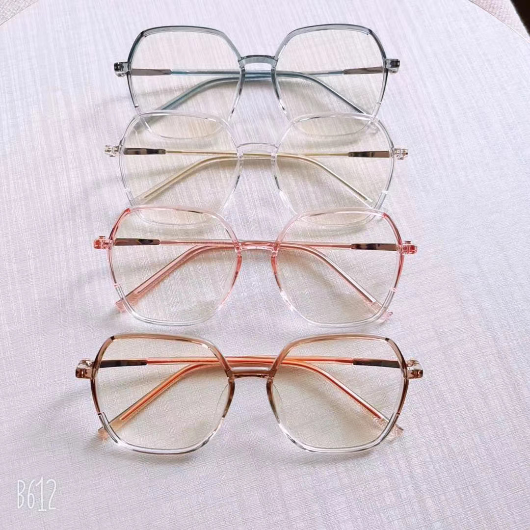 0314 大框超轻防蓝光辐射近视眼镜女可配平光有度数圆脸韩版潮男眼睛架详情图3