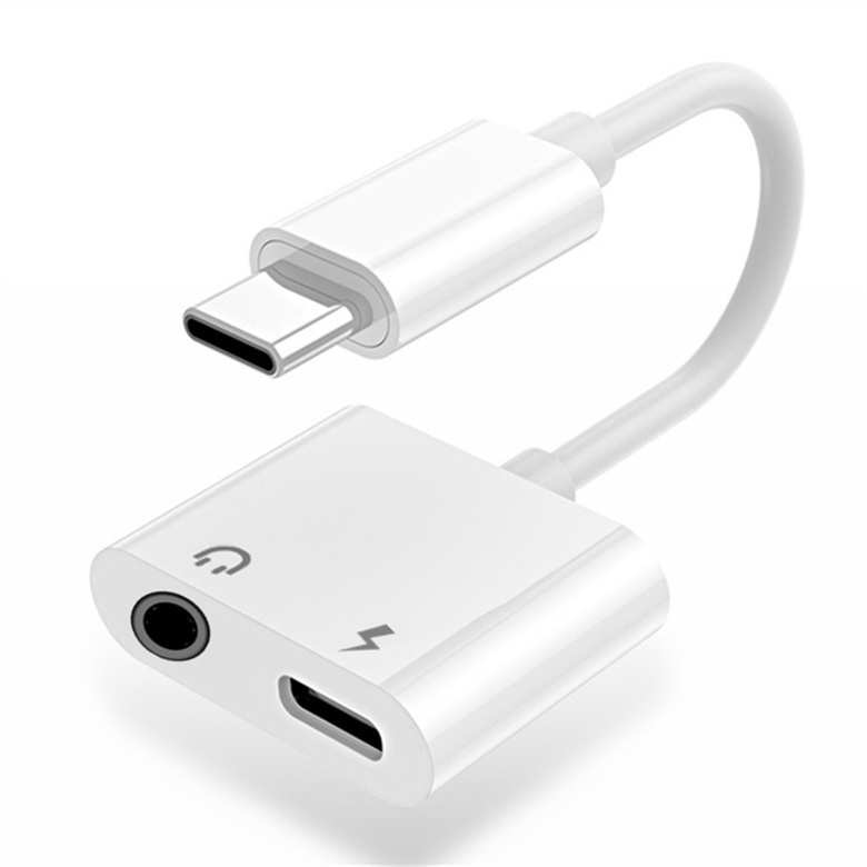 type c adapter Type-C to 3.5 Headphone adapter Digital Audio converter adapter Aluminum alloy core electronics
