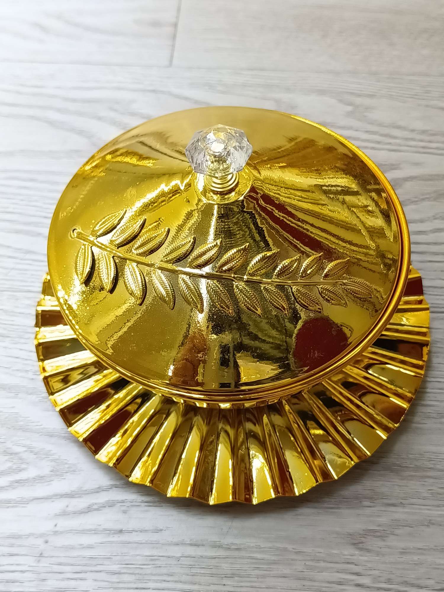 Yuxuan Iron Art Middle Eastern Style Home Decoration Ornaments, metal handicrafts, Iron candy bowl Stand, 35 details Picture