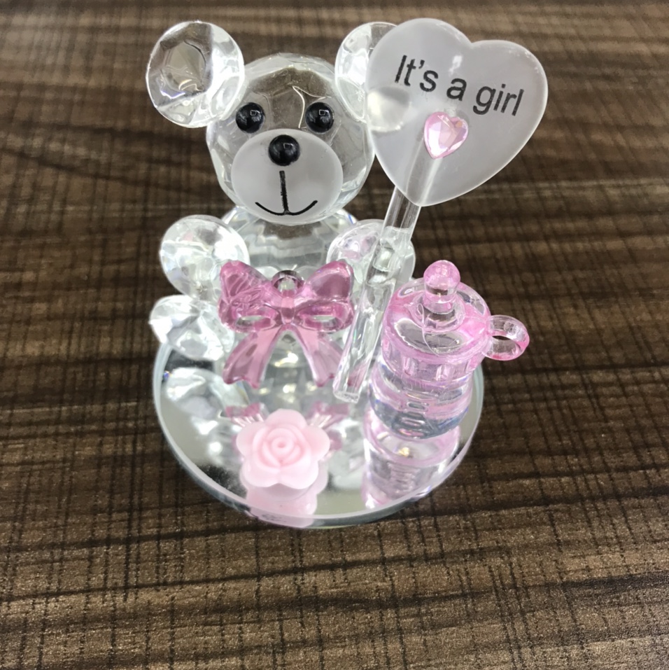 Booth 7970 on the third floor of District D, International Trade City, Meilong Crystal 4th Street, with a fan bear, Meilong Crystal 003