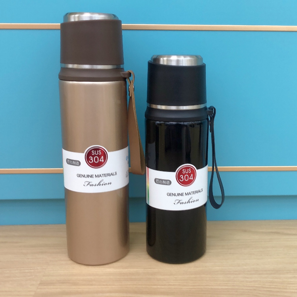 全刚盖提绳304不锈钢大容量保温杯1200ml