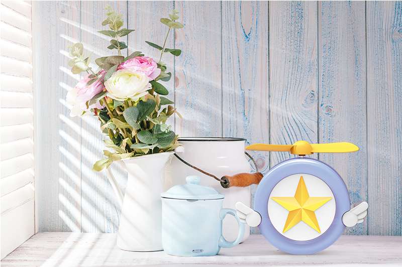 USB手持桌面魔法小风扇便携随身大风力静音户外运动迷你小风扇厂货批发礼品定制详情图2