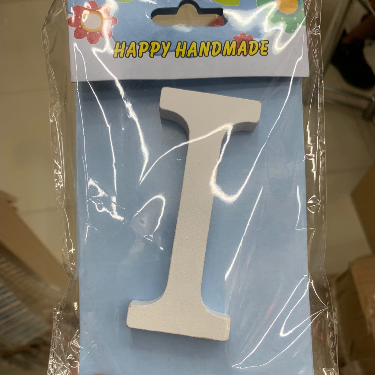 英文字母木质工艺品摆件—I