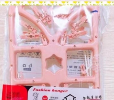 长方形袜夹26头四色混装产品图