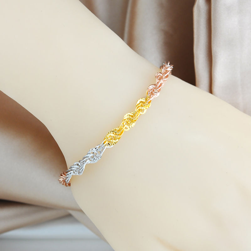 44 new Vietnam sargent bracelet to send girlfriend 5201314 Sansheng III met bracelet temperament 100 tower push and pull