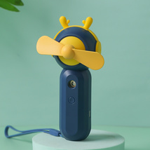 迷你小风扇萌宠卡通手持喷雾风扇USB充电便携随身户外运动补水风扇