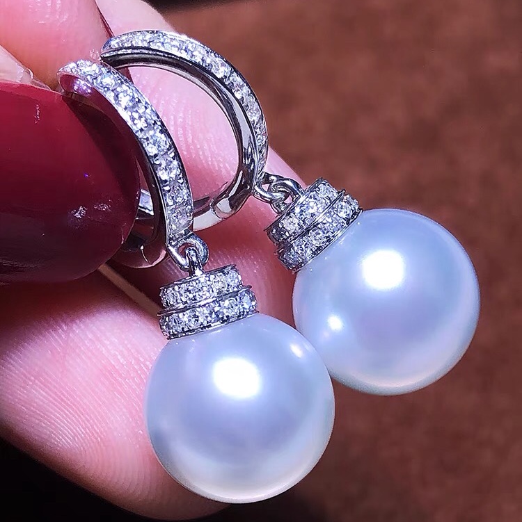 Earrings diamond earrings pearl earrings deduction for girlfriend