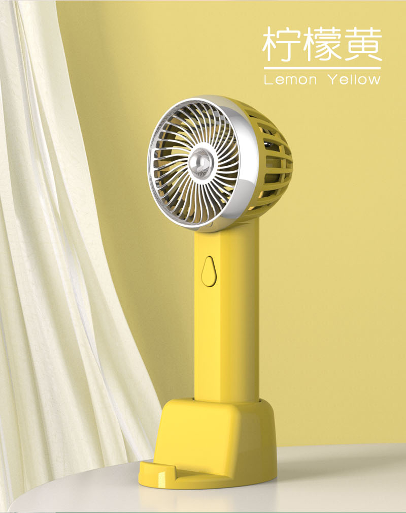 新款手持支架迷你小风扇USB充电带底座三档大风力静音风扇厂货批发礼品定制详情图8