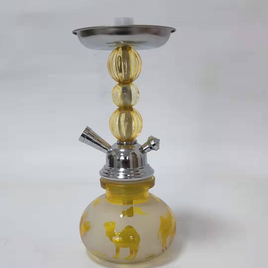 ca-46 水烟壶铁+玻璃，彩盒包装，是一款历史悠久的老一辈人所使用的产品