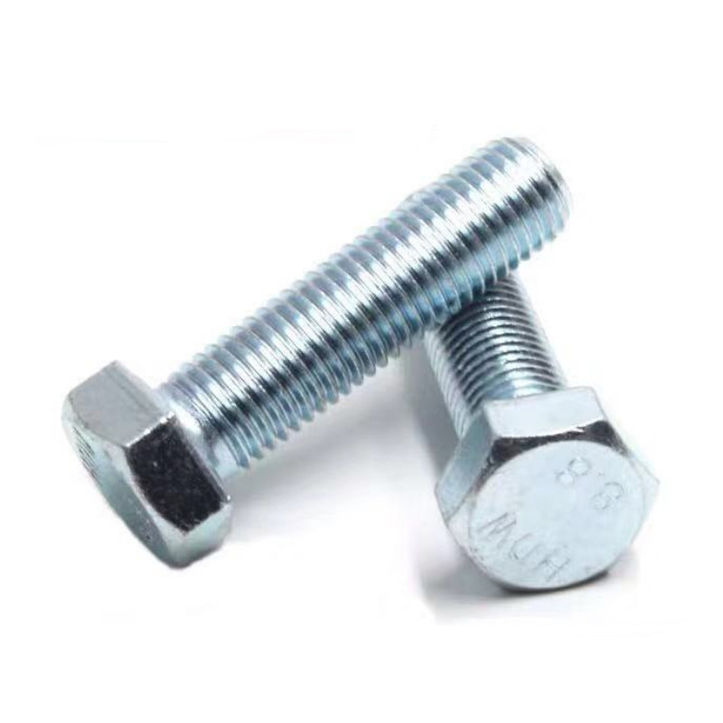 外六角螺丝/镀锌平脑外六/4.8级螺丝细节图