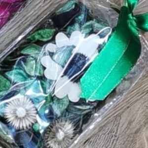 TH-6: Item No. : 100 grams of Garraga fruit slices, Dried Flower Fragrance Bag (green)