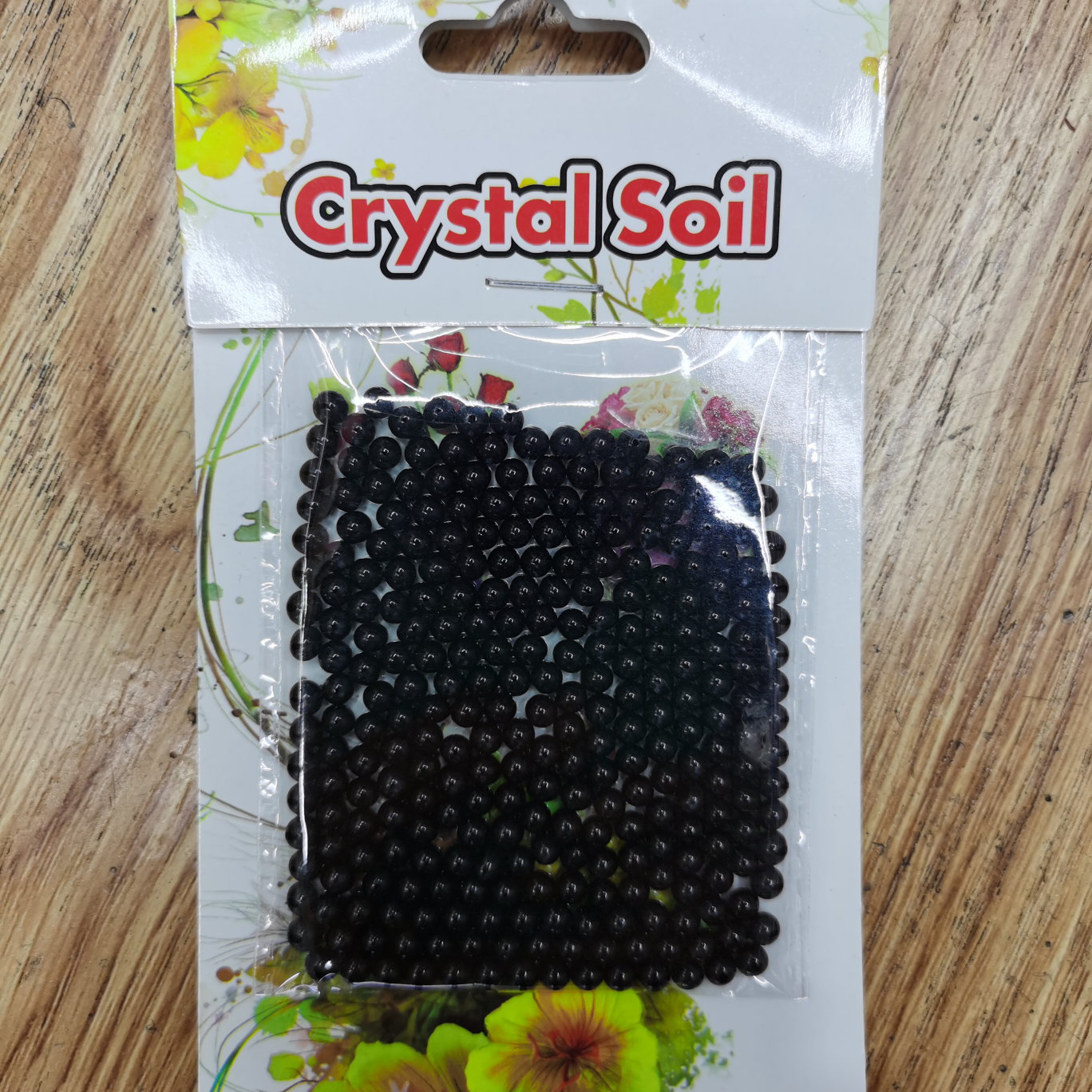 TH-9: Item No. : G10-07, Water-Absorbing SpongeBob SquarePants Black Crystal Beads. Tianhao Incense