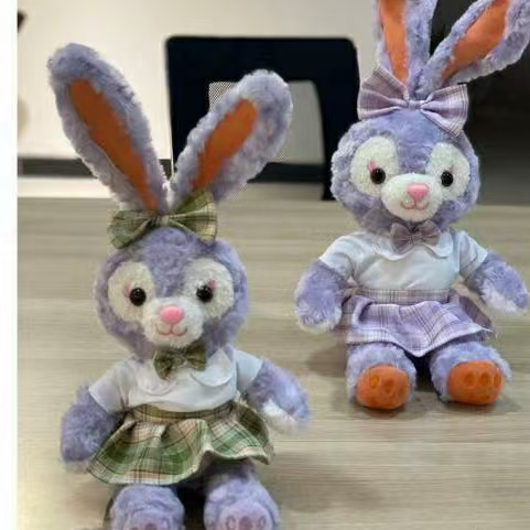 梦幻毛绒玩具厂家直销小号灰色裙兔抱枕公仔精品毛绒