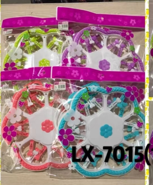 18-head sock clips in 4 colors mixed together details Picture